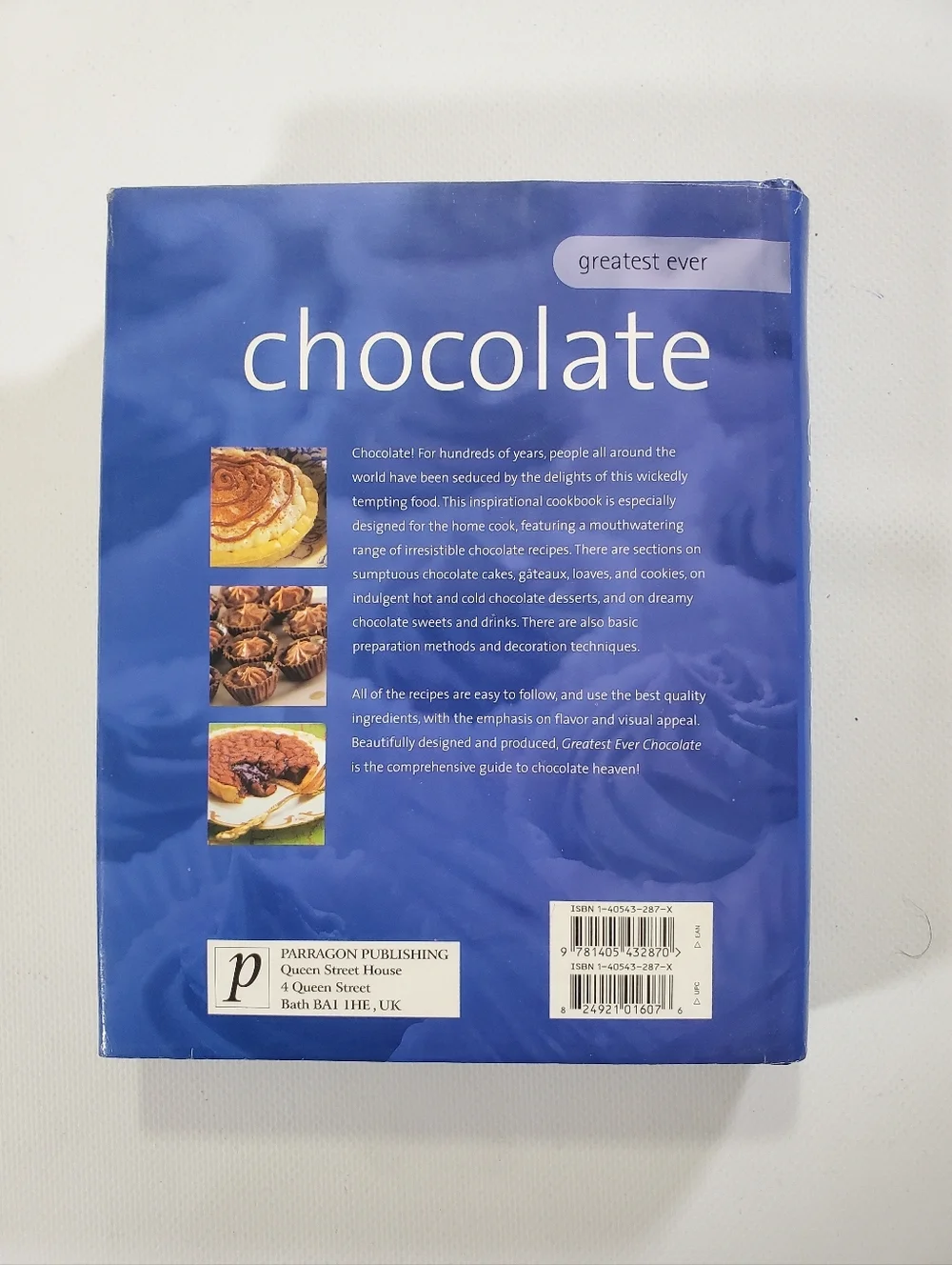 🟢 Greatest Ever Chocolate Cookbook: Easy Step-by-Step Recipes Hardcover